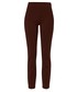 Spodnie Ivy Oak Spodnie damskie kolor bordowy proste high waist