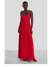 Sukienka sukienka kolor czerwony maxi rozkloszowana - Answear.com Ivy Oak
