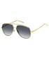 Okulary Marc Jacobs okulary przeciwsłoneczne damskie kolor złoty