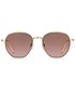 Okulary Marc Jacobs okulary przeciwsłoneczne damskie kolor złoty