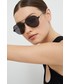 Okulary Bottega Veneta okulary przeciwsłoneczne damskie kolor czarny