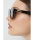 Okulary Bottega Veneta okulary przeciwsłoneczne damskie kolor czarny