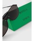 Okulary Bottega Veneta okulary przeciwsłoneczne męskie kolor czarny