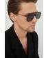 Okulary Bottega Veneta okulary przeciwsłoneczne męskie kolor czarny