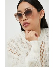 Okulary okulary przeciwsłoneczne damskie kolor beżowy - Answear.com Jimmy Choo