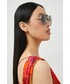 Okulary Jimmy Choo okulary przeciwsłoneczne damskie kolor złoty