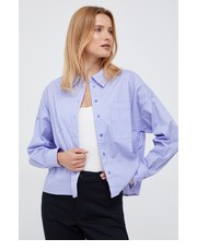 Koszula koszula bawełniana damska relaxed z kołnierzykiem klasycznym - Answear.com Selected Femme