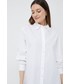 Koszula Selected Femme koszula bawełniana damska kolor biały relaxed z kołnierzykiem klasycznym