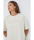 Bluzka Selected Femme t-shirt bawełniany kolor beżowy