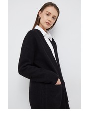 Sweter kardigan wełniany damski kolor czarny - Answear.com Selected Femme