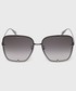Okulary Alexander Mcqueen Alexander McQueen okulary przeciwsłoneczne damskie kolor czarny