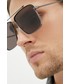 Okulary Alexander Mcqueen Alexander McQueen okulary przeciwsłoneczne męskie kolor szary