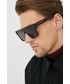 Okulary Alexander Mcqueen Alexander McQueen okulary przeciwsłoneczne męskie kolor szary