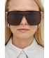 Okulary Alexander Mcqueen Alexander McQueen okulary przeciwsłoneczne kolor szary