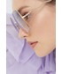 Okulary Chloe Chloé okulary przeciwsłoneczne damskie kolor fioletowy