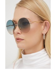 Okulary Chloé okulary przeciwsłoneczne damskie kolor zielony - Answear.com Chloe