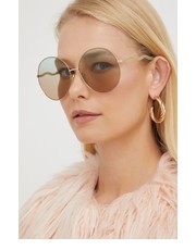 Okulary Chloé okulary przeciwsłoneczne damskie kolor brązowy - Answear.com Chloe