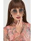 Okulary Chloe Chloé okulary przeciwsłoneczne damskie kolor złoty
