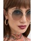 Okulary Chloe Chloé okulary przeciwsłoneczne damskie kolor złoty