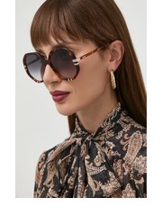 Okulary Chloé okulary przeciwsłoneczne damskie kolor brązowy - Answear.com Chloe
