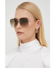 Okulary okulary przeciwsłoneczne damskie kolor srebrny - Answear.com Saint Laurent