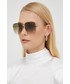 Okulary Saint Laurent okulary przeciwsłoneczne damskie kolor srebrny