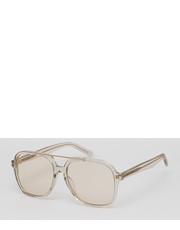 Okulary okulary przeciwsłoneczne damskie kolor transparentny - Answear.com Saint Laurent