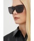Okulary Saint Laurent okulary przeciwsłoneczne damskie kolor czarny