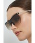 Okulary Saint Laurent okulary przeciwsłoneczne damskie kolor brązowy