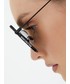 Okulary Balenciaga okulary przeciwsłoneczne damskie kolor czarny