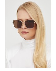 Okulary okulary przeciwsłoneczne damskie kolor złoty - Answear.com Balenciaga