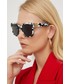 Okulary Balenciaga okulary przeciwsłoneczne damskie kolor szary