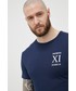 T-shirt - koszulka męska Bikkembergs t-shirt bawełniany kolor granatowy z nadrukiem