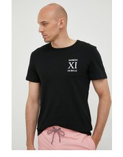 T-shirt - koszulka męska t-shirt bawełniany kolor czarny z nadrukiem - Answear.com Bikkembergs