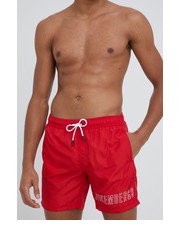Strój kąpielowy szorty kąpielowe kolor czerwony - Answear.com Bikkembergs