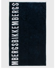 Akcesoria ręcznik bawełniany kolor granatowy - Answear.com Bikkembergs