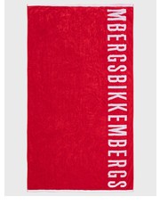 Akcesoria ręcznik bawełniany kolor czerwony - Answear.com Bikkembergs