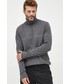 Sweter męski Selected Homme sweter bawełniany męski kolor szary lekki z golferm