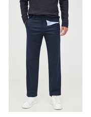 Spodnie męskie spodnie męskie kolor granatowy proste - Answear.com Selected Homme