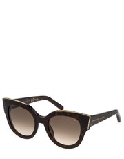 Okulary okulary przeciwsłoneczne damskie kolor brązowy - Answear.com Philipp Plein