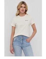 Bluzka Miss Sixty t-shirt bawełniany kolor beżowy - Answear.com MISS SIXTY