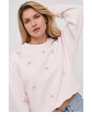 Bluza Miss Sixty bluza bawełniana damska kolor różowy z aplikacją - Answear.com MISS SIXTY