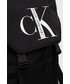 Plecak Calvin Klein Jeans plecak damski kolor czarny duży z nadrukiem