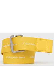 Pasek męski pasek męski kolor żółty - Answear.com Calvin Klein Jeans