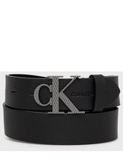 Pasek męski pasek skórzany męski kolor czarny - Answear.com Calvin Klein Jeans