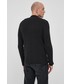 Sweter męski Calvin Klein Jeans Sweter męski kolor czarny lekki z półgolfem
