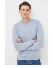 Sweter męski sweter męski kolor szary lekki - Answear.com Calvin Klein Jeans