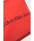 Shopper bag Calvin Klein Jeans torebka kolor czerwony