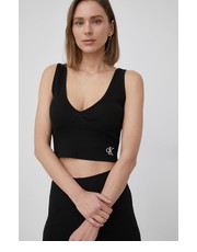 Bluzka top damski kolor czarny - Answear.com Calvin Klein Jeans