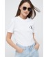Bluzka Calvin Klein Jeans t-shirt bawełniany kolor biały